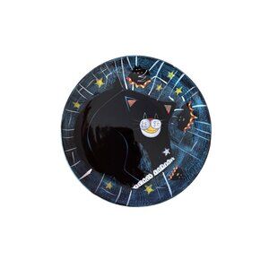 Susan Winget Halloween Cat Ceramic Decorative Plate